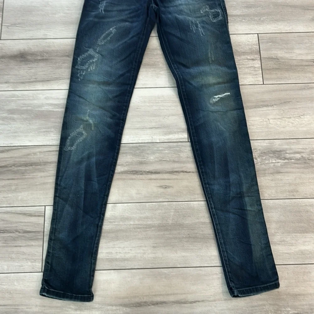Diesel Grupee Blue Eyecons skinny fit jegging jeans size 25